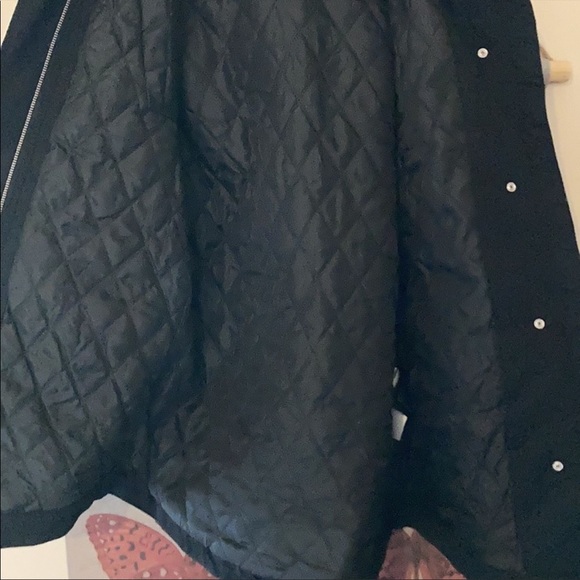 NWOT H&M BLACK PADDED PARKA WITH HOOD - Picture 4 of 7